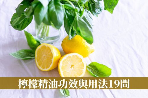 檸檬精油功效與用法19問